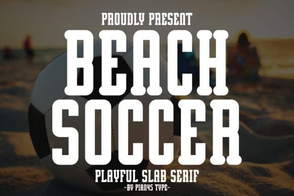 Beach Soccer: A Playful Slab Serif for Web Design