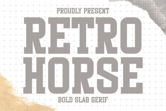 Capture the Wild West with Retro Horse Font