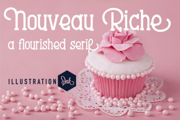 Discover the Elegance of Nouveau Riche Font