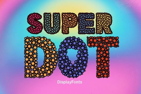Discover the Versatile Super Dot Color Font