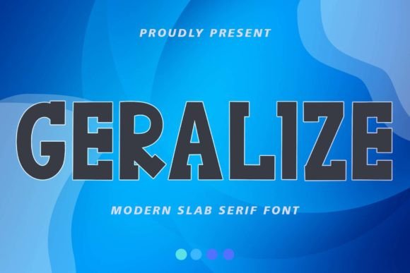 Elevate Your Brand with Geralize: A Modern Slab Serif Font