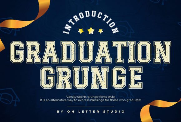 Graduation Grunge: A Bold and Assertive Slab Serif Font