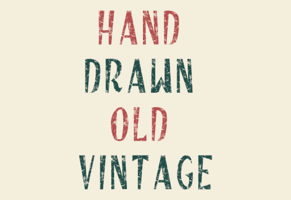 Hand Drawn Old Vintage: A Charming Font for Editorial Design