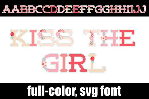 Kiss the Girl: A Colorful Font for Eye-Catching Campaigns