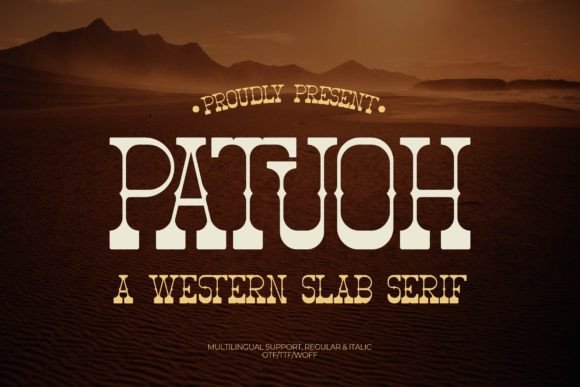 Patuoh: A Bold and Sturdy Slab Serif for Editorial Design