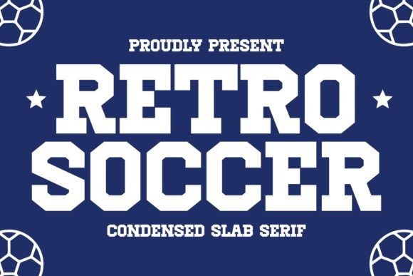 Retro Soccer: A Bold and Energetic Slab Serif Font