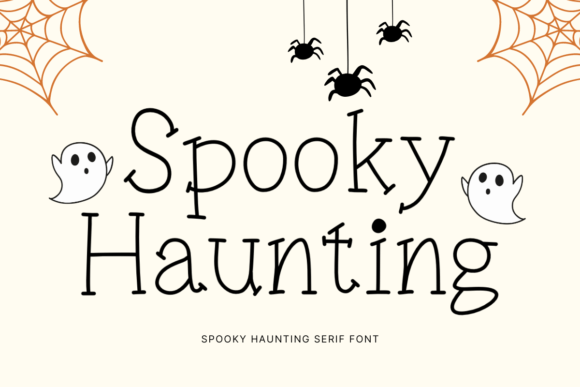Spooky Haunting: The Perfect Serif Font for Halloween-Themed Designs