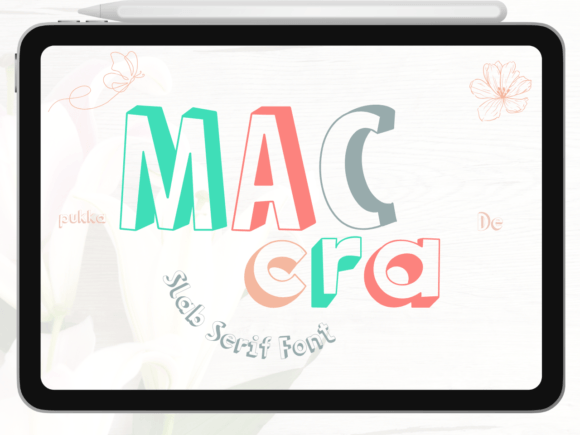 Transform Your Brand with Maccra: A Sweet and Friendly Slab Serif Font
