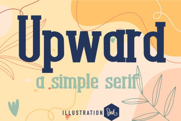 Upward: A Bold Slab Serif for Creative Branding
